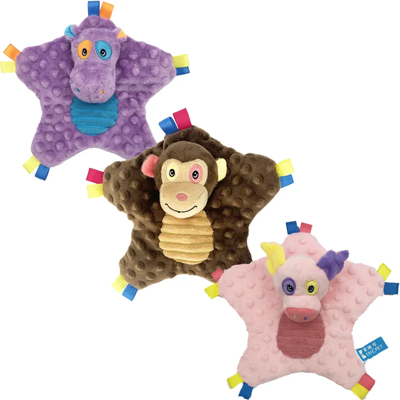 Hem and Boo Bright Animal Crinkle Star Toy - Assorted
